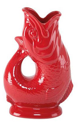 Talking Christmas with Celia - Red Gluggle Jug