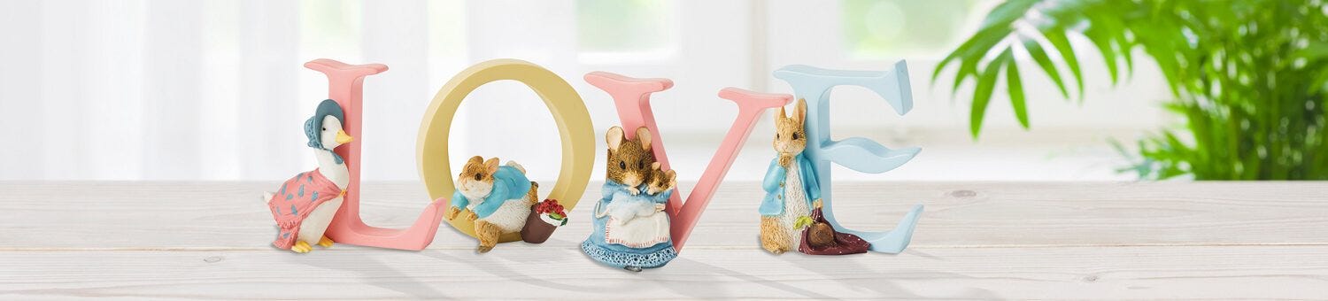 Beatrix Potter Alphabet Letters