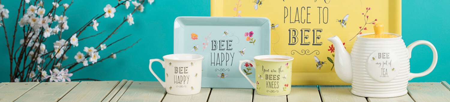 English Tableware Company Bee Happy