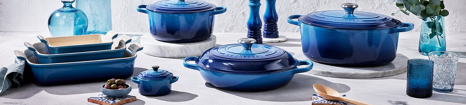 Le Creuset Azure Cast Iron Cookware