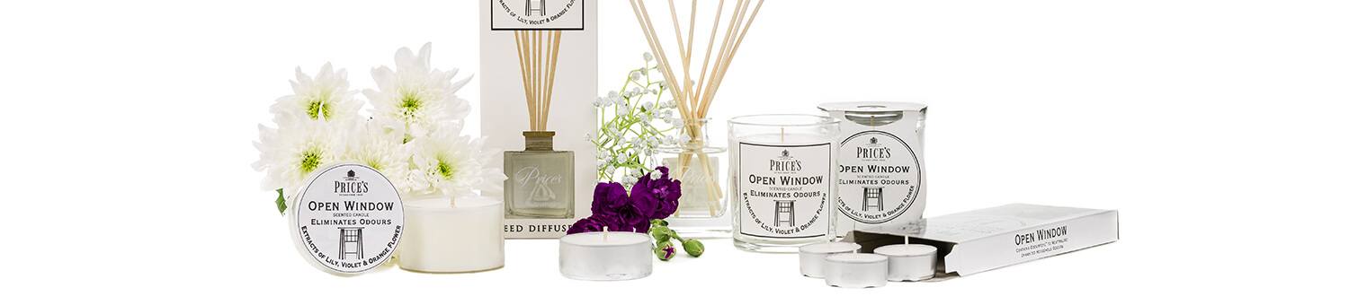 Price's Fresh Air Open Window Candles