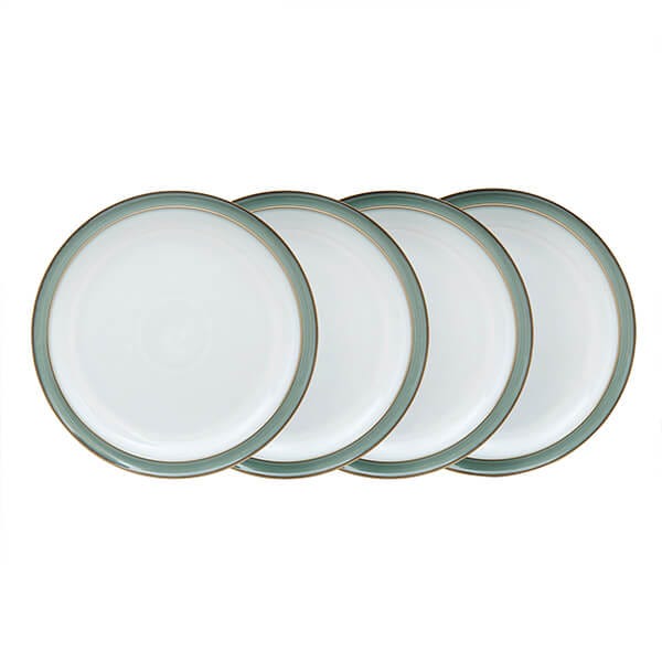 Denby Regency Green 4 Piece Dinner Plate Set 002041005 Harts of Stur