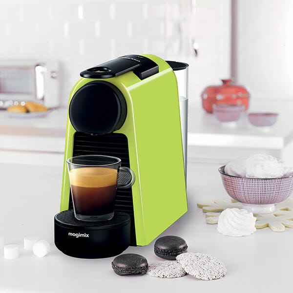 Magimix Nespresso Essenza Mini Lime Green Coffee Machine 11367 Harts of Stur