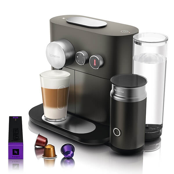Magimix Nespresso Expert and Milk Anthracite Grey Coffee Machine 11380 Harts of Stur