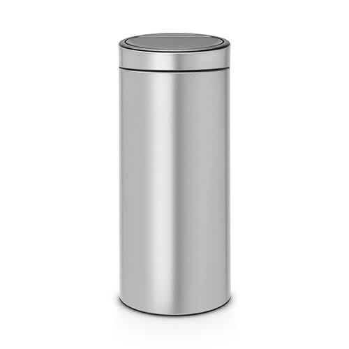 Brabantia Touch Bin 30 Litre Metallic Grey