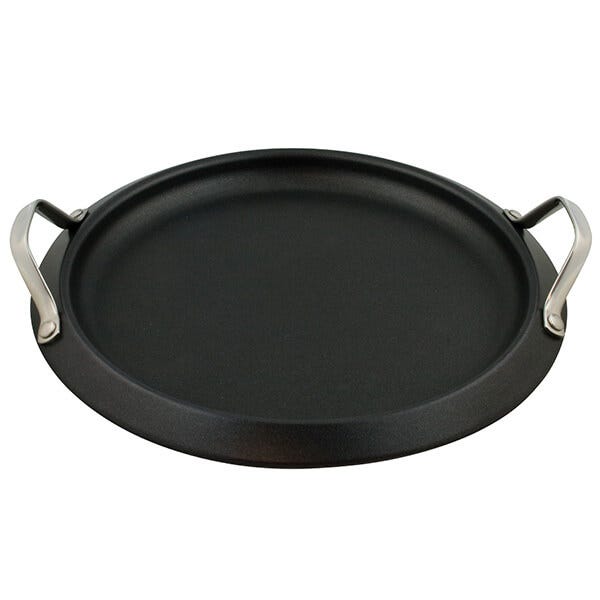 29/36cm Thick Cast Iron Frying Pan Flat Pancake Griddle Uncoated Non-s –  pocoro