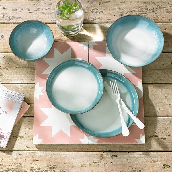 Denby azure dinner set deals