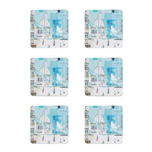 Denby Set Of 6 London Scene Coasters