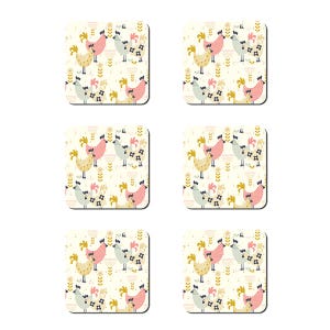 Denby Set Of 6 Hens Coasters