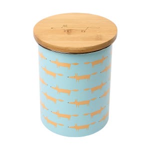 Scion Living Mr Fox Biscuit Storage Jar Blue