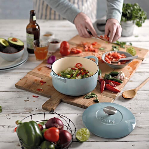 Denby Cast Iron Pavilion 24cm Round Casserole Harts of Stur