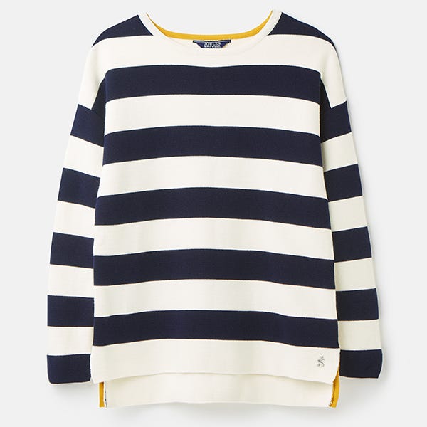 Joules French Navy Stripe Uma Milano Jumper Size 20 Harts of Stur
