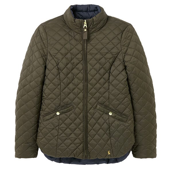 Joules Heritage Green Highgrove Reversible Quilted Jacket Size 20 Harts of Stur