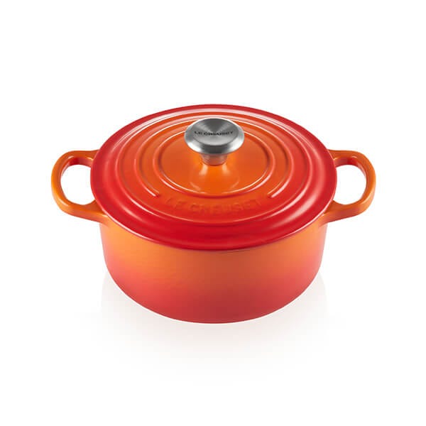 Photos - Stockpot Le Creuset Signature Volcanic Cast Iron 22cm Round Casserole 