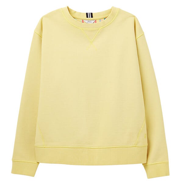 Joules Pale Lemon Monique Crew Neck Sweatshirt Harts of Stur