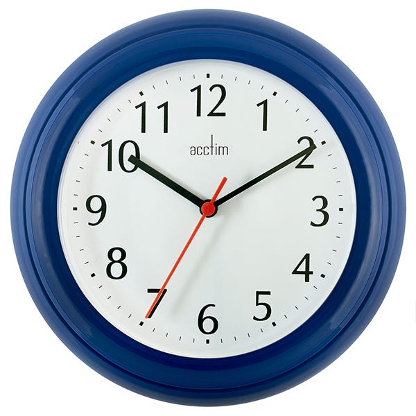 Photos - Wall Clock Acctim Wycombe  Blue 