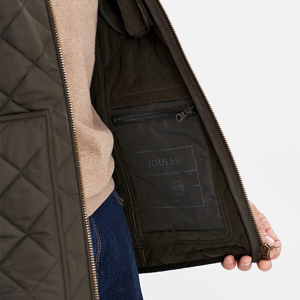 Joules Heritage Green Derwent Quilted Jacket Harts of Stur