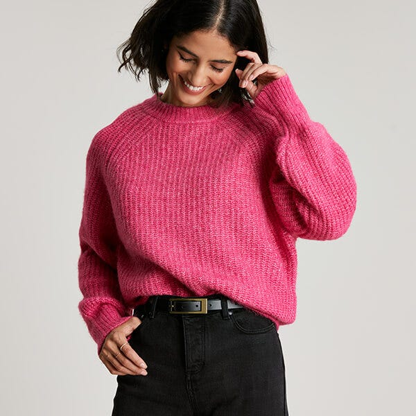 Joules fluffy jumper sales