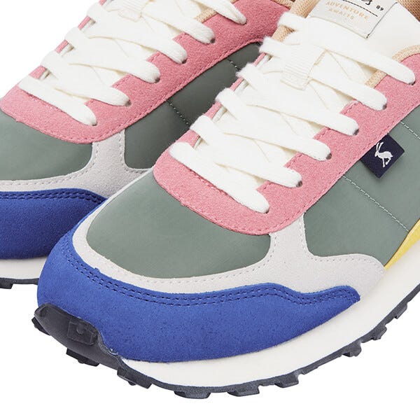 Joules Multi Colour Shoreditch Lace Up Trainer with EVA Sole Harts of Stur