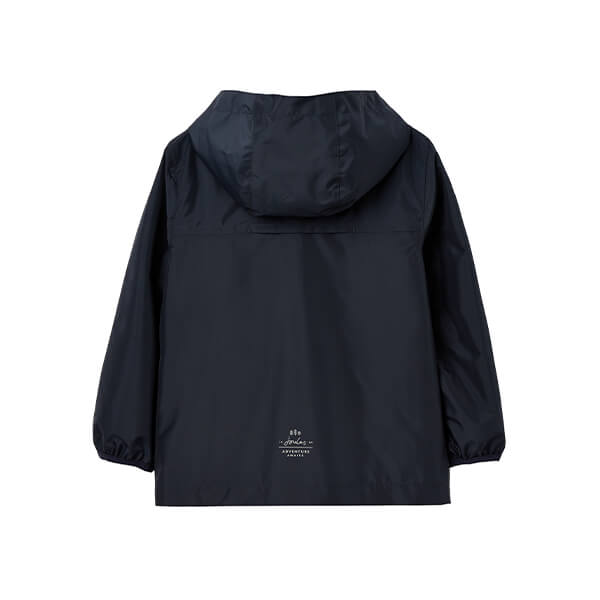 Joules Kids Marine Navy Arlow Waterproof Packable Rain Mac Harts of Stur
