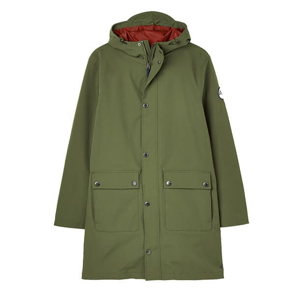 Mens mid length raincoat discount