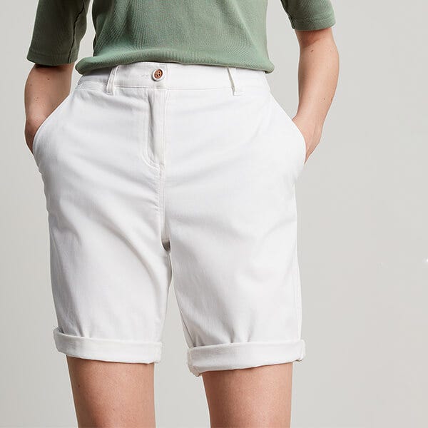 Joules white shorts on sale