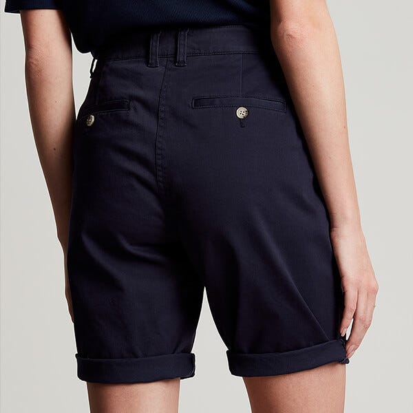 Joules French Navy Cruise Long Chino Shorts Harts of Stur