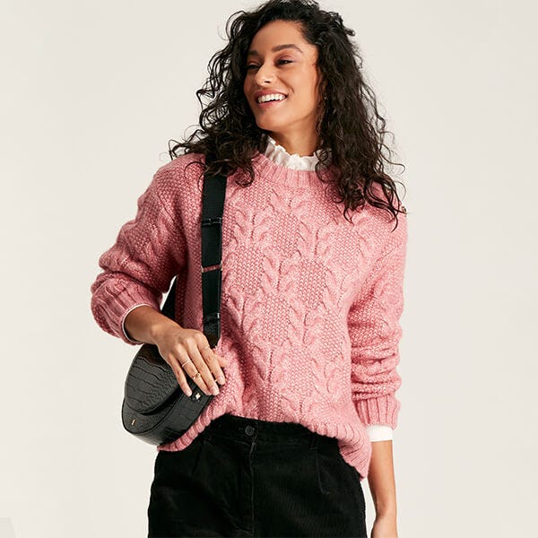 Joules pink jumper new arrivals
