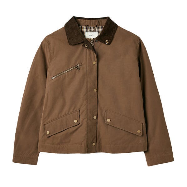 Joules Sable Brown Belfield Wax Jacket Harts of Stur