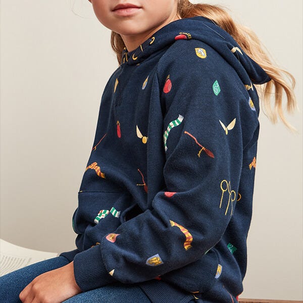 Joules Kids Harry Potter Quidditch Pitch Hoodie Harts of Stur
