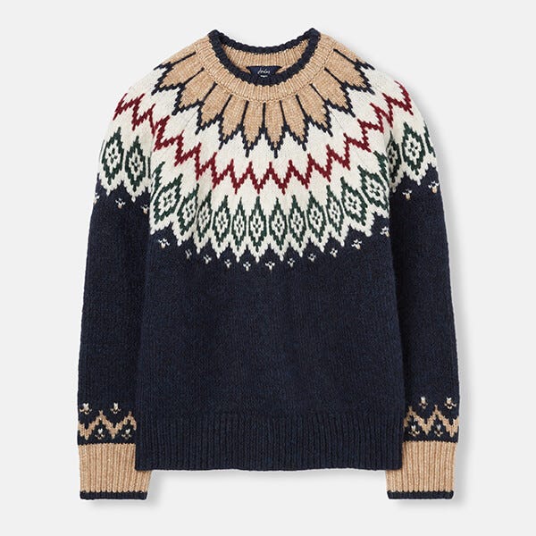 Joules fairisle jumper online