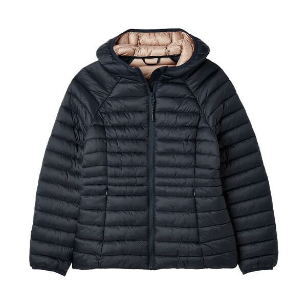 Joules navy padded jacket cheap