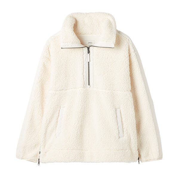 Cream fleece pullover hot sale