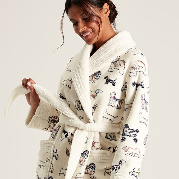 Joules dressing gown sale 2025