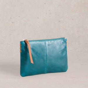 White Stuff Bella Purse Teal Multi