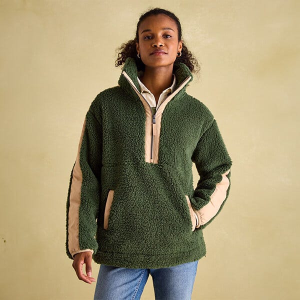 Quarter zip fleece jacket shop