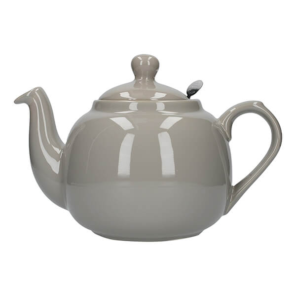 London Pottery 4 Cup Farmhouse Filter Teapot Grey