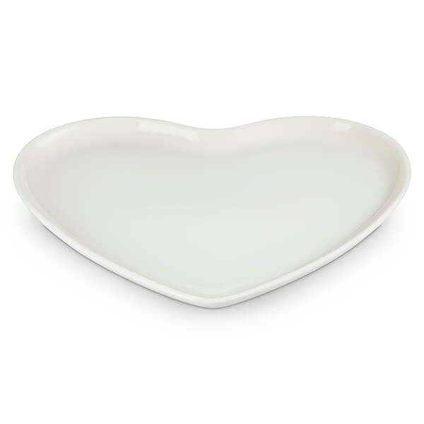 Photos - Plate Le Creuset Meringue Stoneware 32cm Heart Serving Platter 