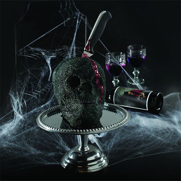 Haunted skull cake pan outlet