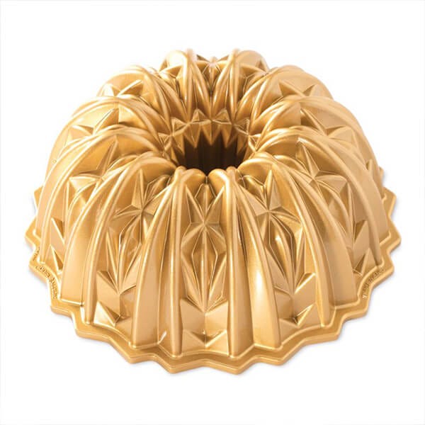 Photos - Bakeware Nordic Ware Crystal Bundt Pan Gold 