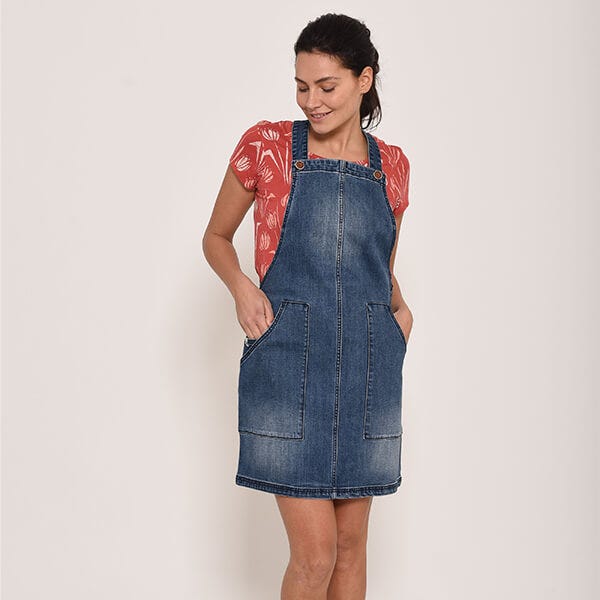 Brakeburn Denim Pinafore Dress Size 18 Harts of Stur