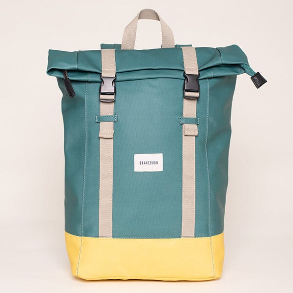 Brakeburn Green and Yellow Rucksack Harts of Stur