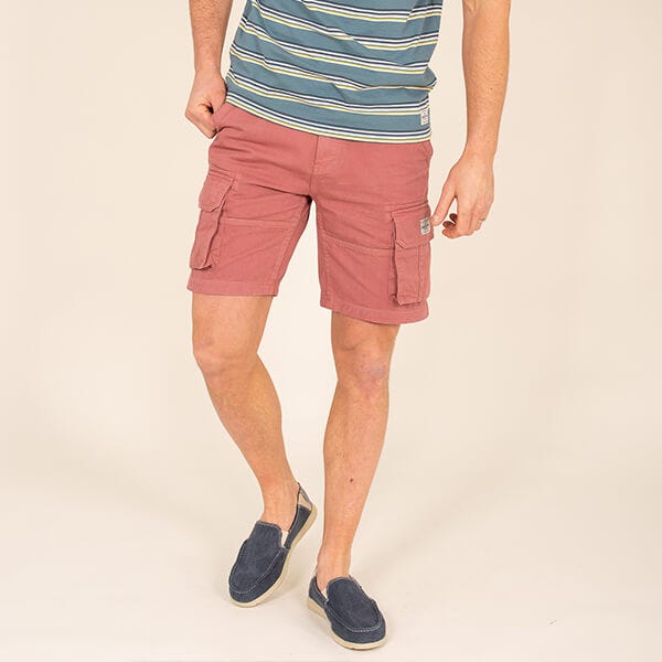Mens pink cargo shorts best sale