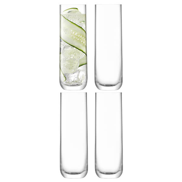 LSA International - Borough Highball Glass - Set of 4 - Clear