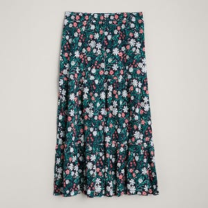 Seasalt Line Strokes Skirt Creekside Floral Maritime