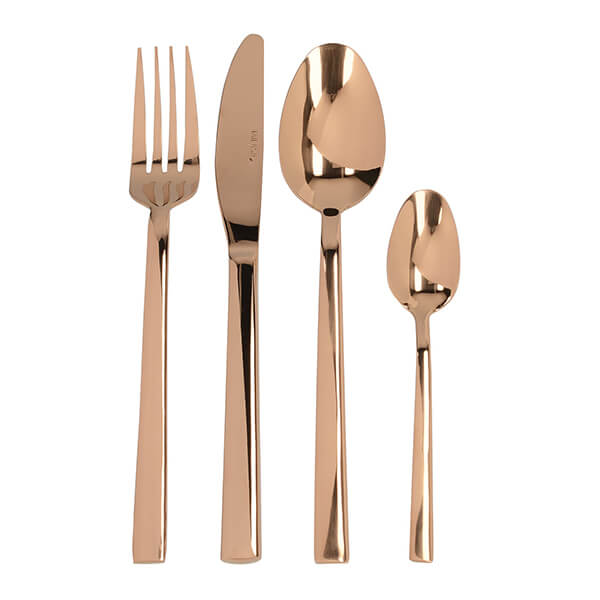 Photos - Cutlery Set Mikasa Ciara Diseno 16 Piece  Copper 