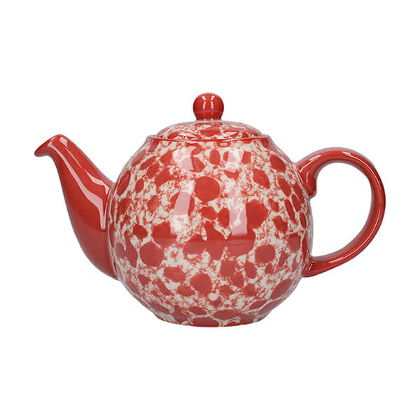 London Pottery Globe Mug Red With White Spots 