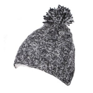Pachamama Charcoal Cairngorm Bobble Beanie Hat