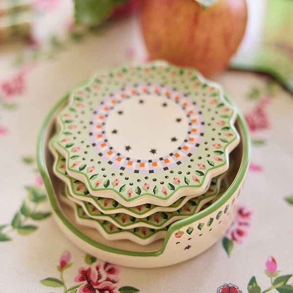 Ceramic coaster set hotsell