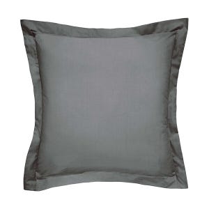 Bedeck of Belfast 300 Thread Count Square Pillowcase Charcoal